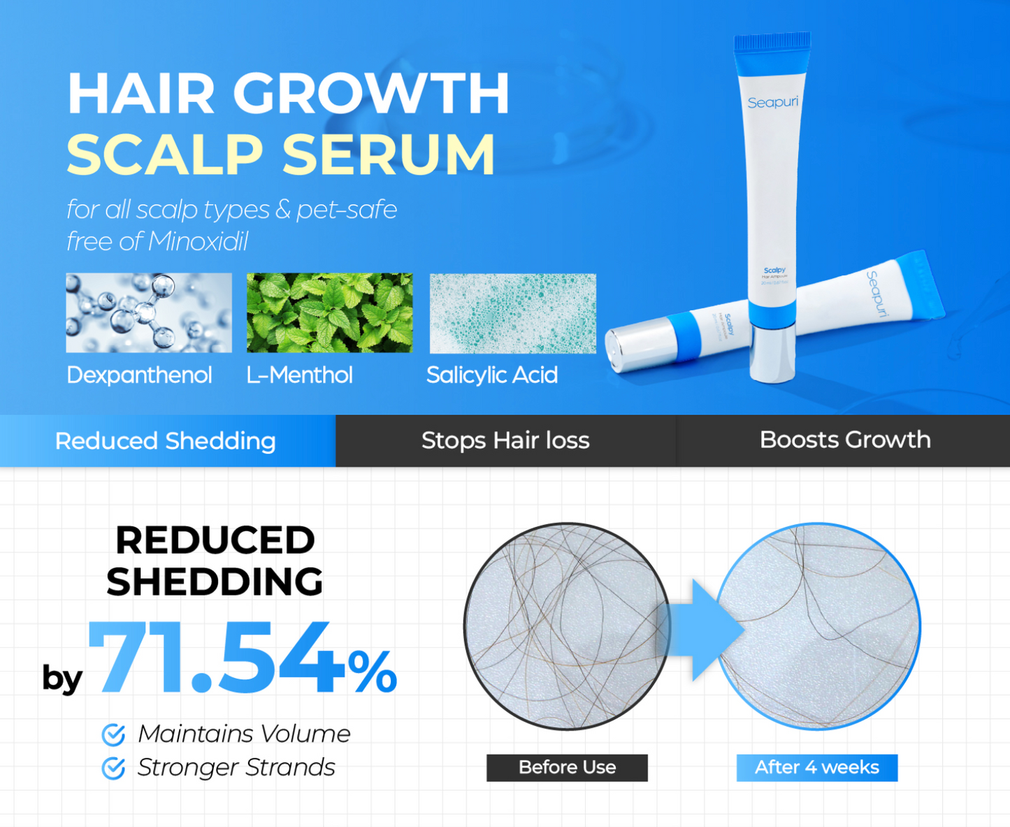 Seapury - Scalpy Hair Serum 20ml