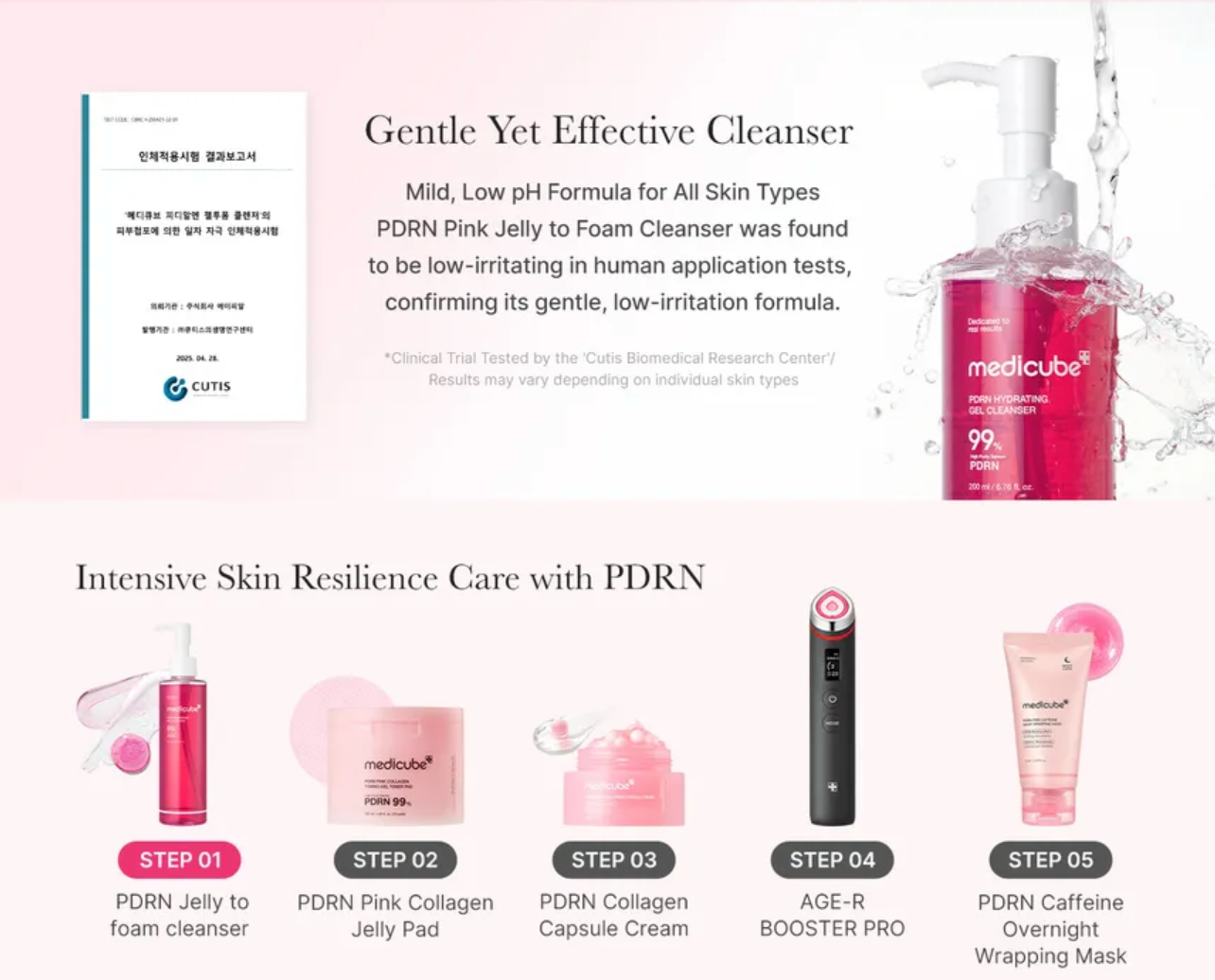 MEDICUBE PDRN Hydrating Gel Cleanser