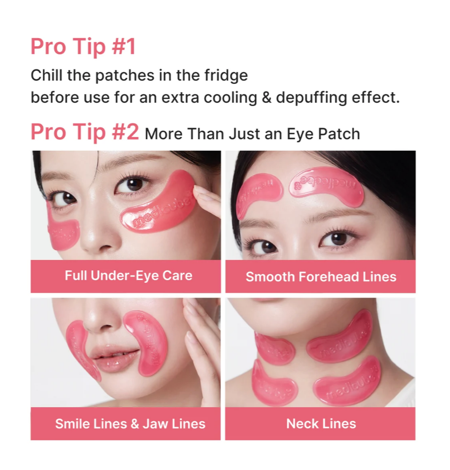 Medicube PDRN Pink Collagen Jelly Eye Mask
