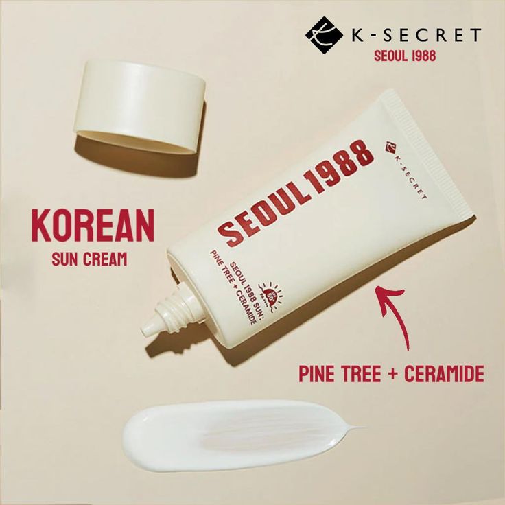 K Secret Seoul 1988 Sun: Pine tree + Ceramide SPF50+ PA++++