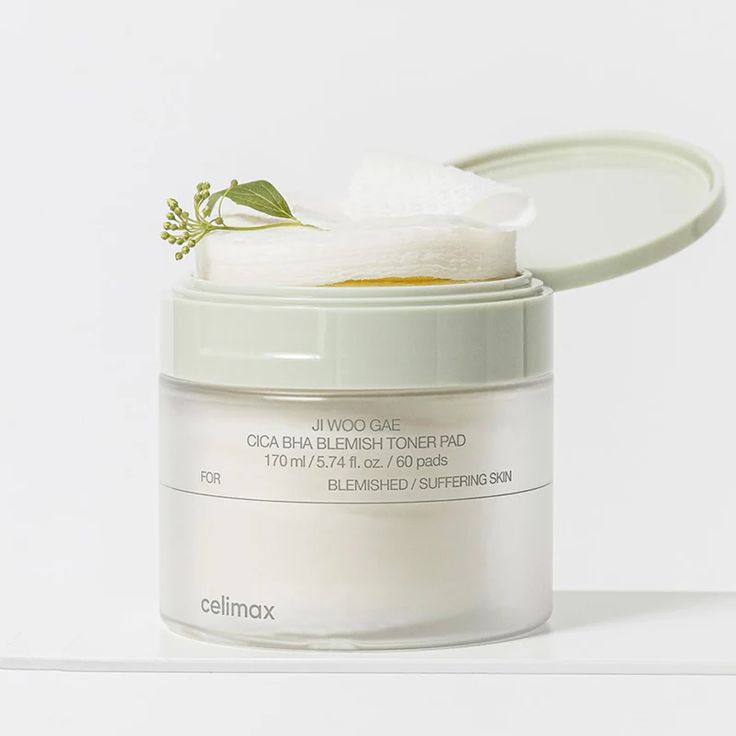 CELIMAX Jii Woo Gae Cica BHA Blemish Toner Pad