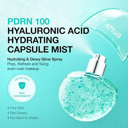 ANUA PDRN Hyaluronic Acid Hydrating Capsule Mist