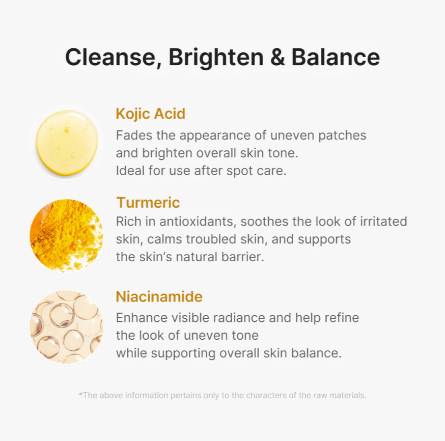 MEDICUBE Kojic Acid Vita Turmeric Capsule Cleansing Foam