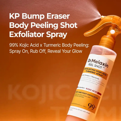 DR MELAXIN Peel Shot Exfoliating Acido Kojico Turmeric Spray