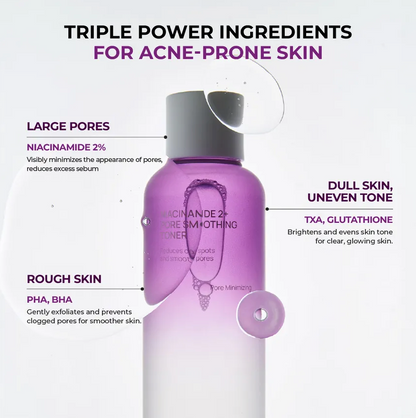 JUMISO Niacinamida 2+ Pore Smoothing Toner