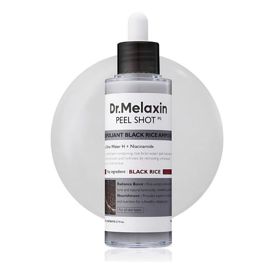 Dr. Melaxin Peel Shot Exfoliante Arroz Negro Ampoule