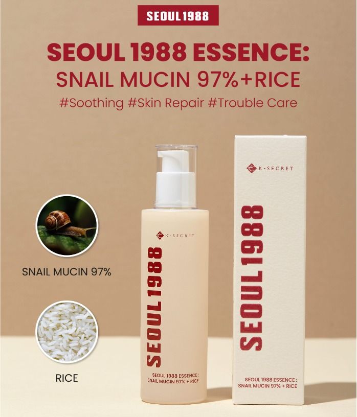 Seoul 1988 Snail Mucin 97% + Rice