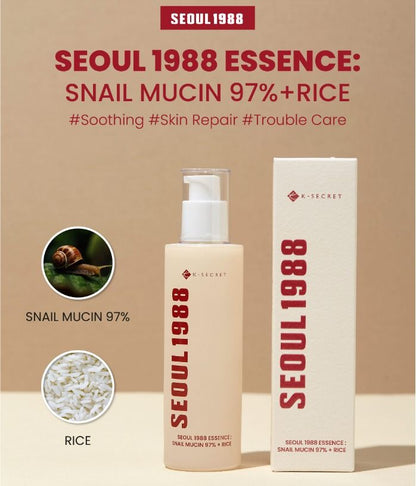 Seoul 1988 Snail Mucin 97% + Rice