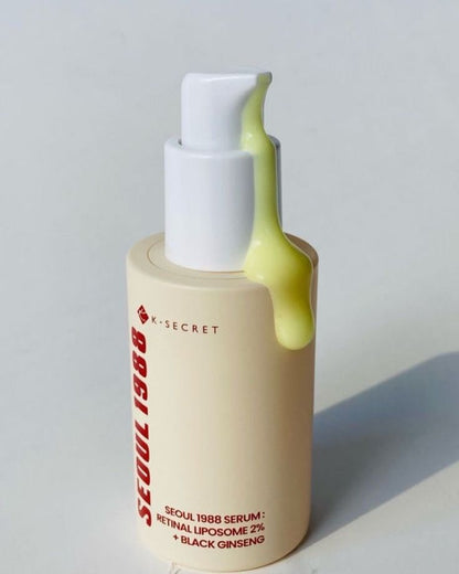 KSECRET - Sérum Facial SEOUL 1988 Serum: Retinal Liposome 2% + Black Ginseng