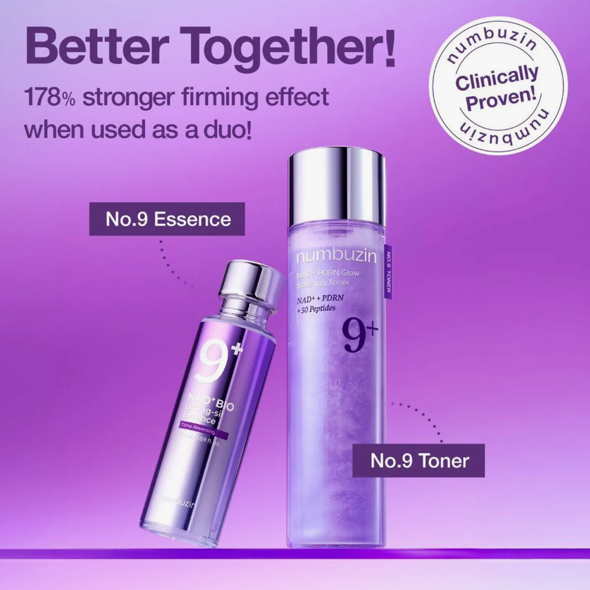 NUMBUZIN No.9 NAD+ PDRN Glow Boosting Toner 150ml
