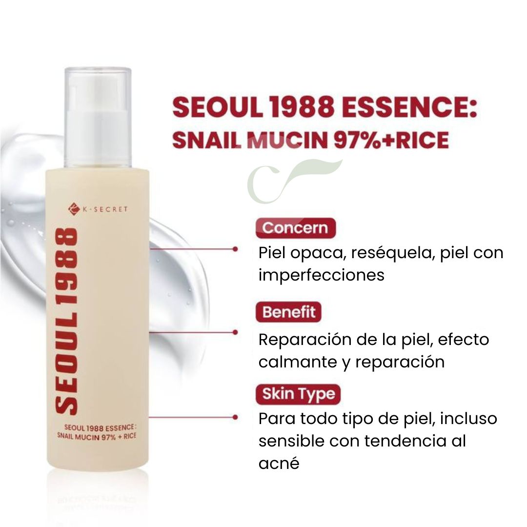 Seoul 1988 Snail Mucin 97% + Rice