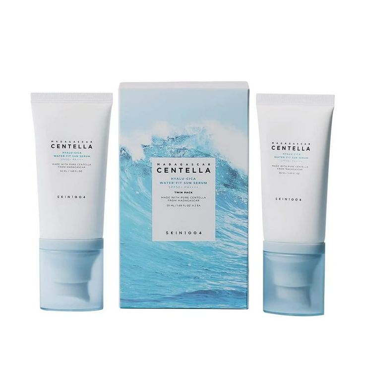SKIN1004 Protector Solar Hyalu-Cica Water-Fit Sun Serum Twin Pack