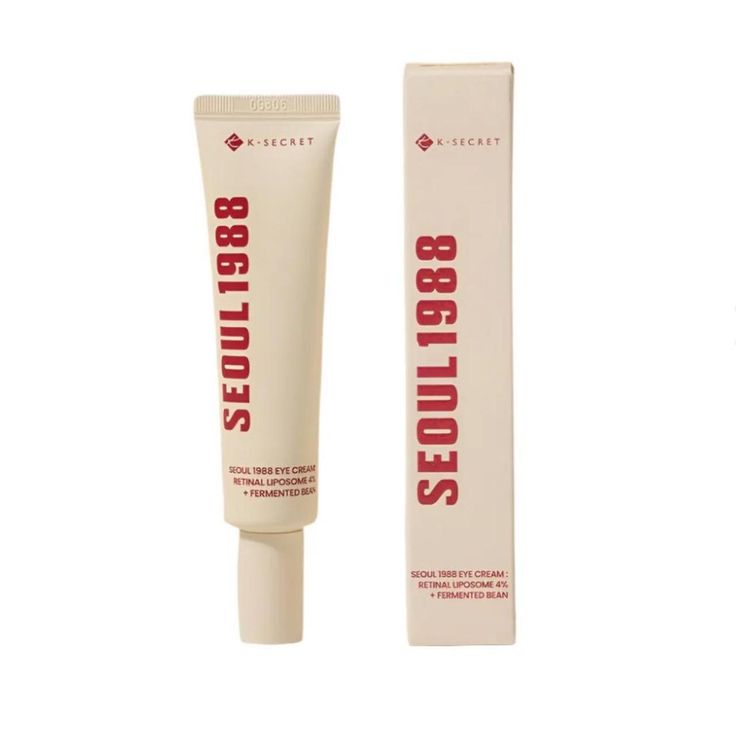 KSECRET - Contorno de Ojos SEOUL 1988 Eye Cream: Retinal Liposome 4% + Fermented Bean