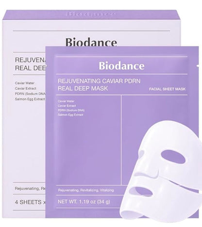 BIODANCE Mascarilla Rejuvenecedora Caviar PDRN Real Deep Mask
