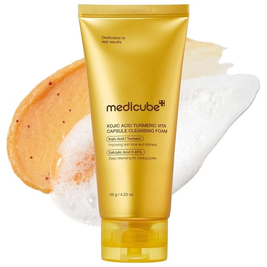 MEDICUBE Kojic Acid Vita Turmeric Capsule Cleansing Foam