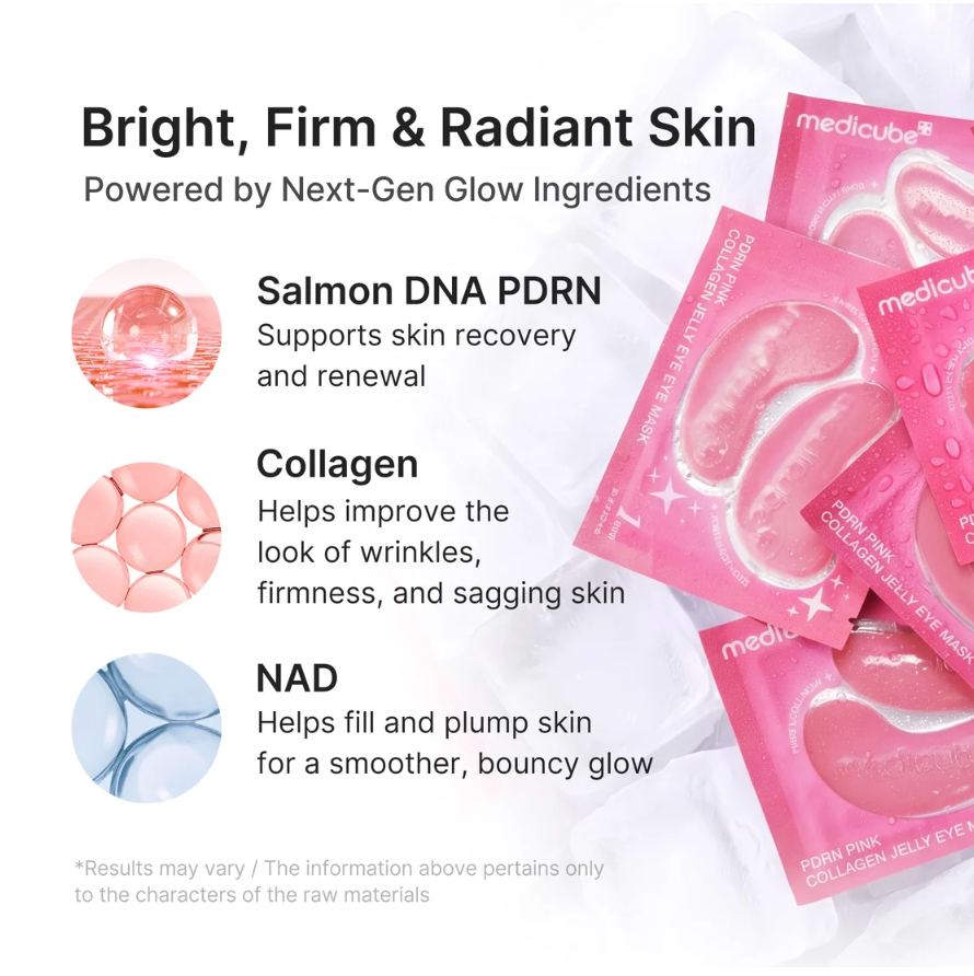 Medicube  PDRN Pink Collagen Jelly Eye Mask