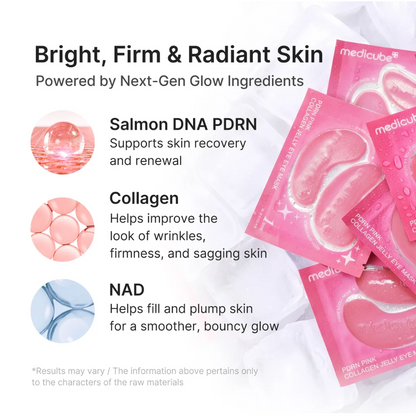 Medicube  PDRN Pink Collagen Jelly Eye Mask