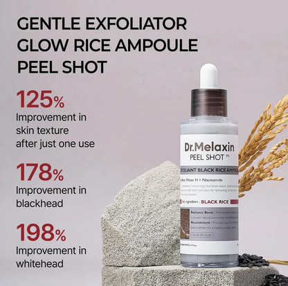 Dr. Melaxin Peel Shot Exfoliante Arroz Negro Ampoule